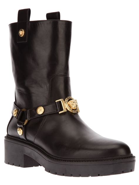 versace black boot